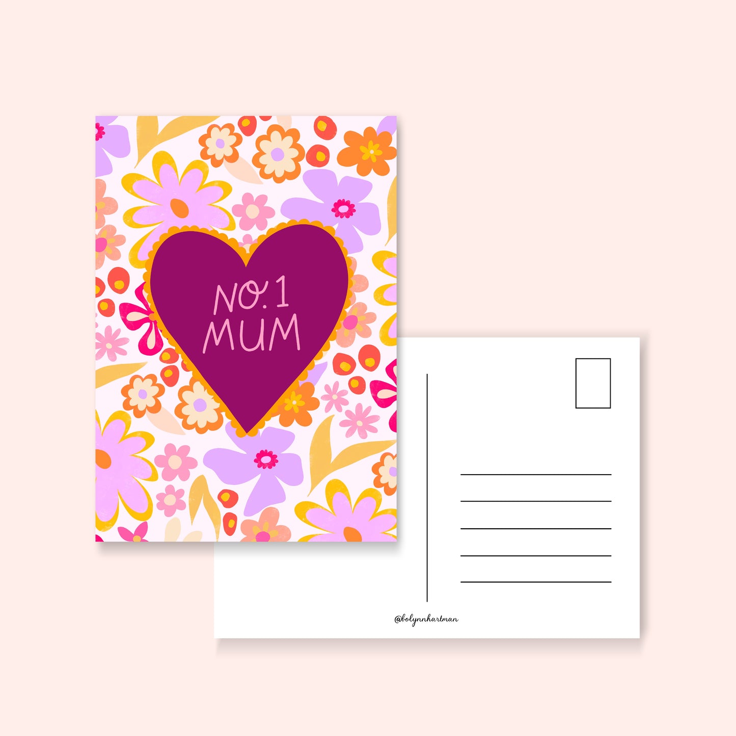 Nr 1 Mum - ansichtkaart