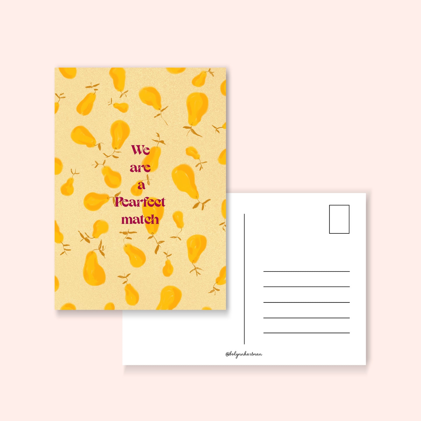 pearfect match - ansichtkaart