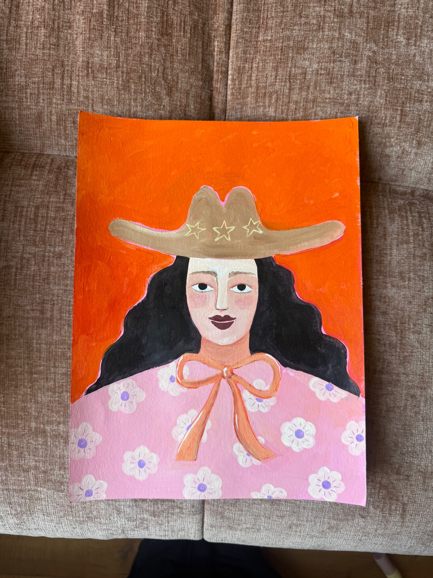Cowgirl orange