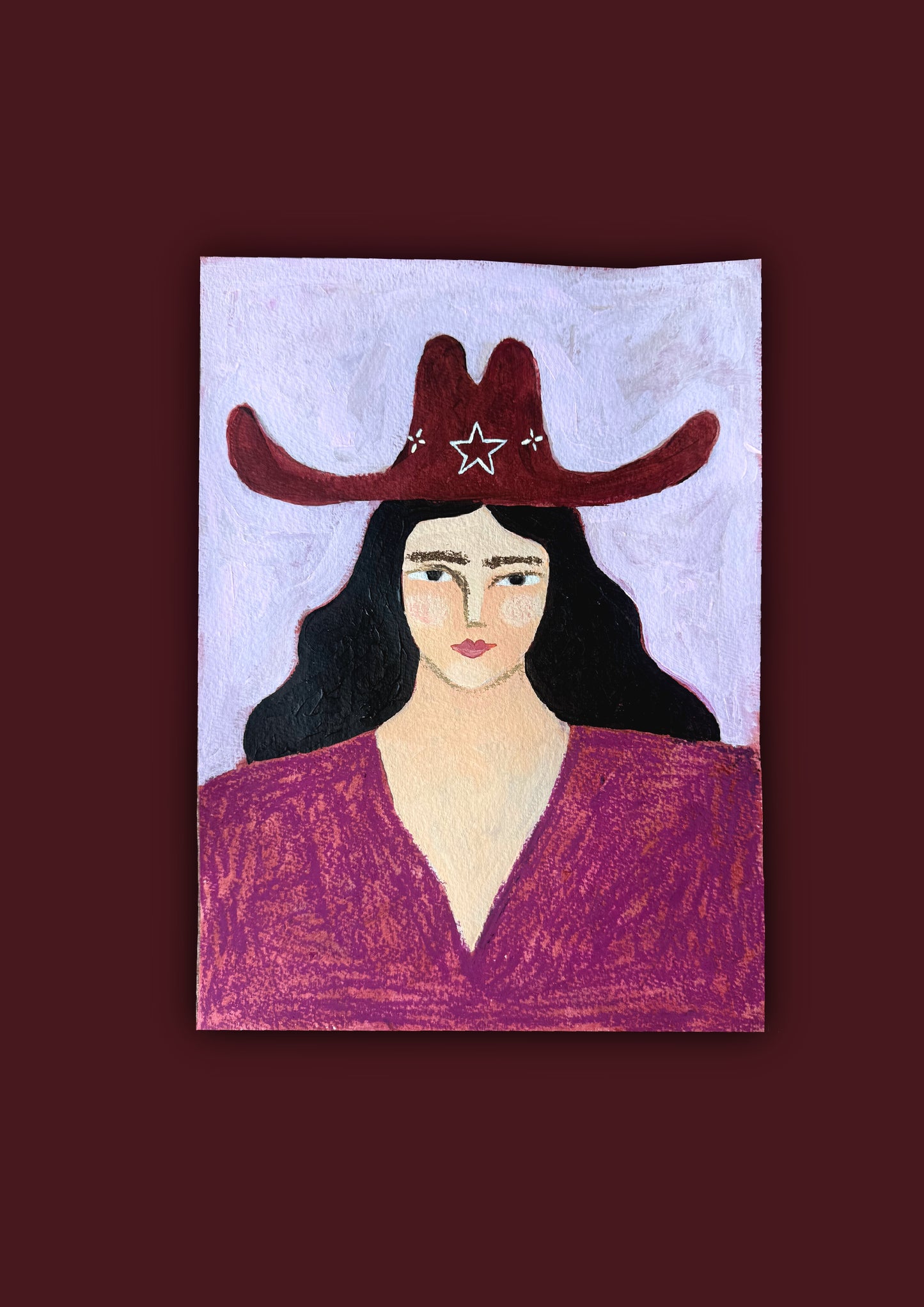 Cowgirl purple