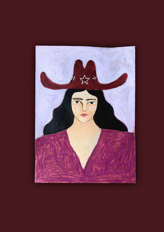 Cowgirl purple