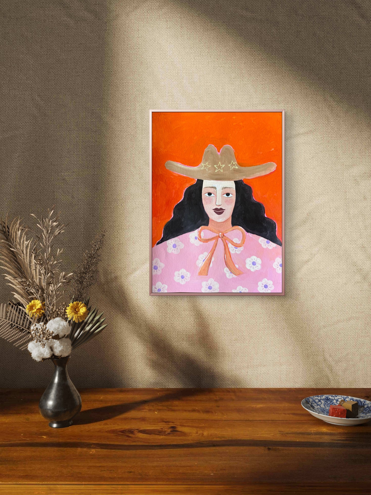 Cowgirl orange