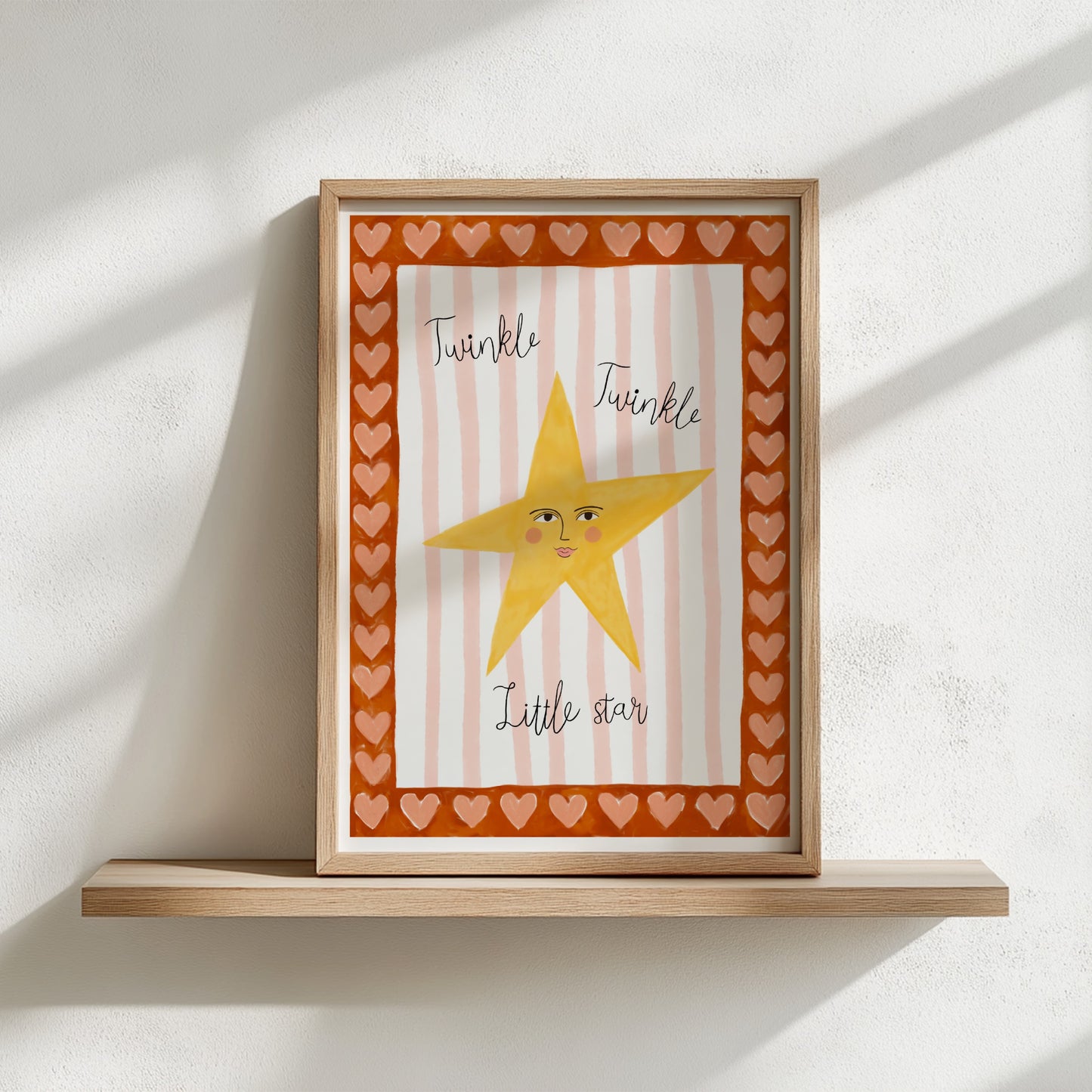 Kinderkamer print - twinkle twinkle little star
