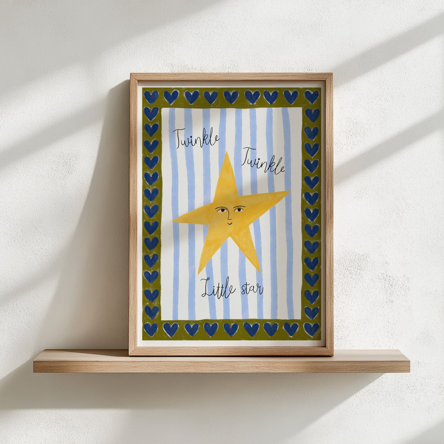 Kinderkamer print - twinkle twinkle little star