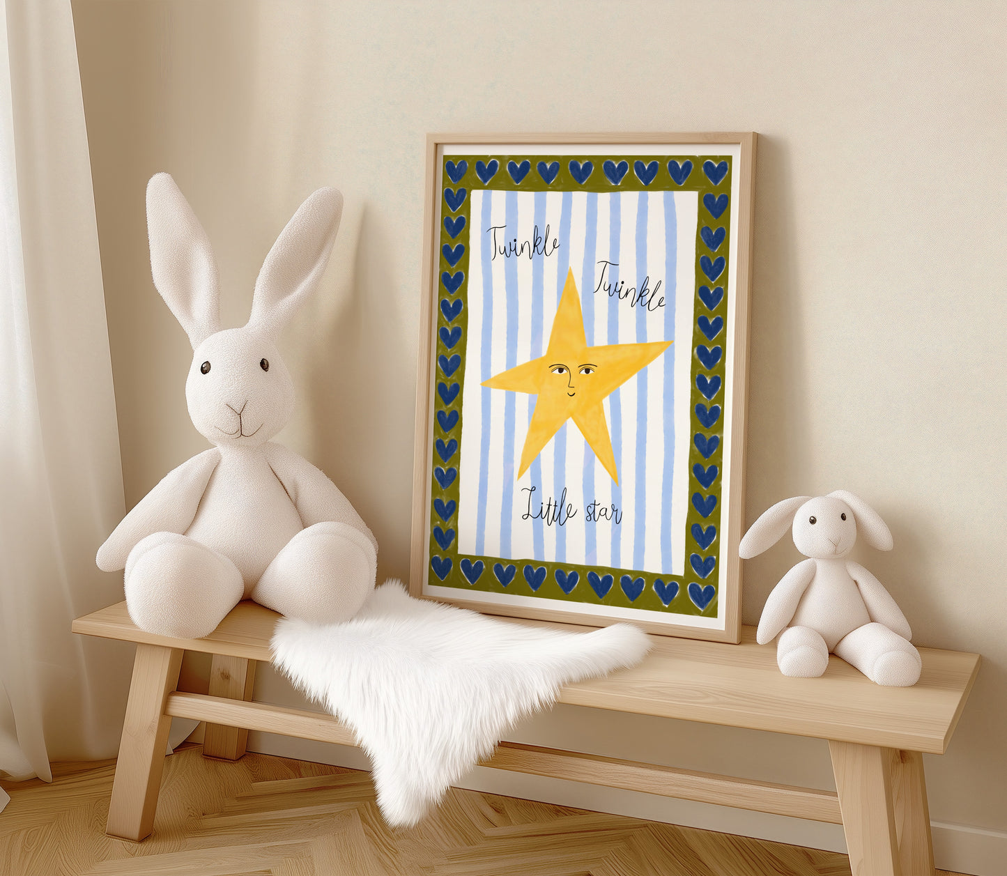 Kinderkamer print - twinkle twinkle little star