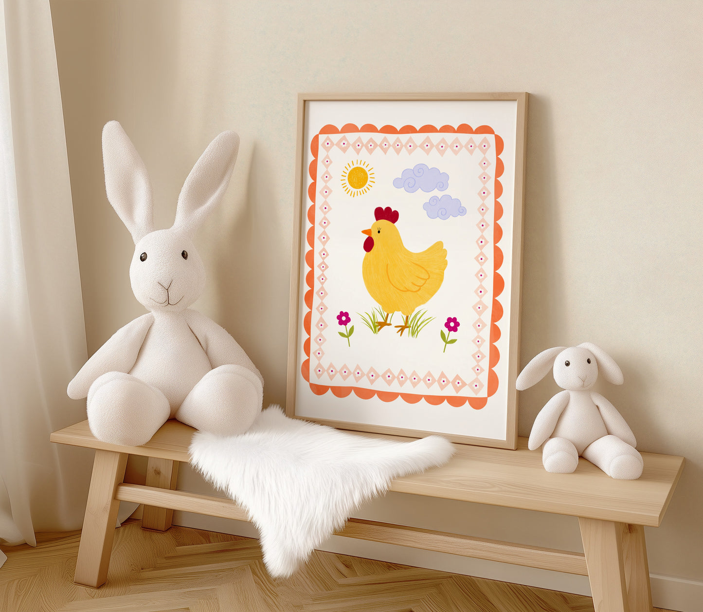 Kinderkamer print - Kippetje