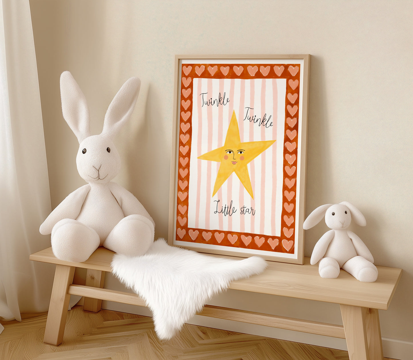 Kinderkamer print - twinkle twinkle little star