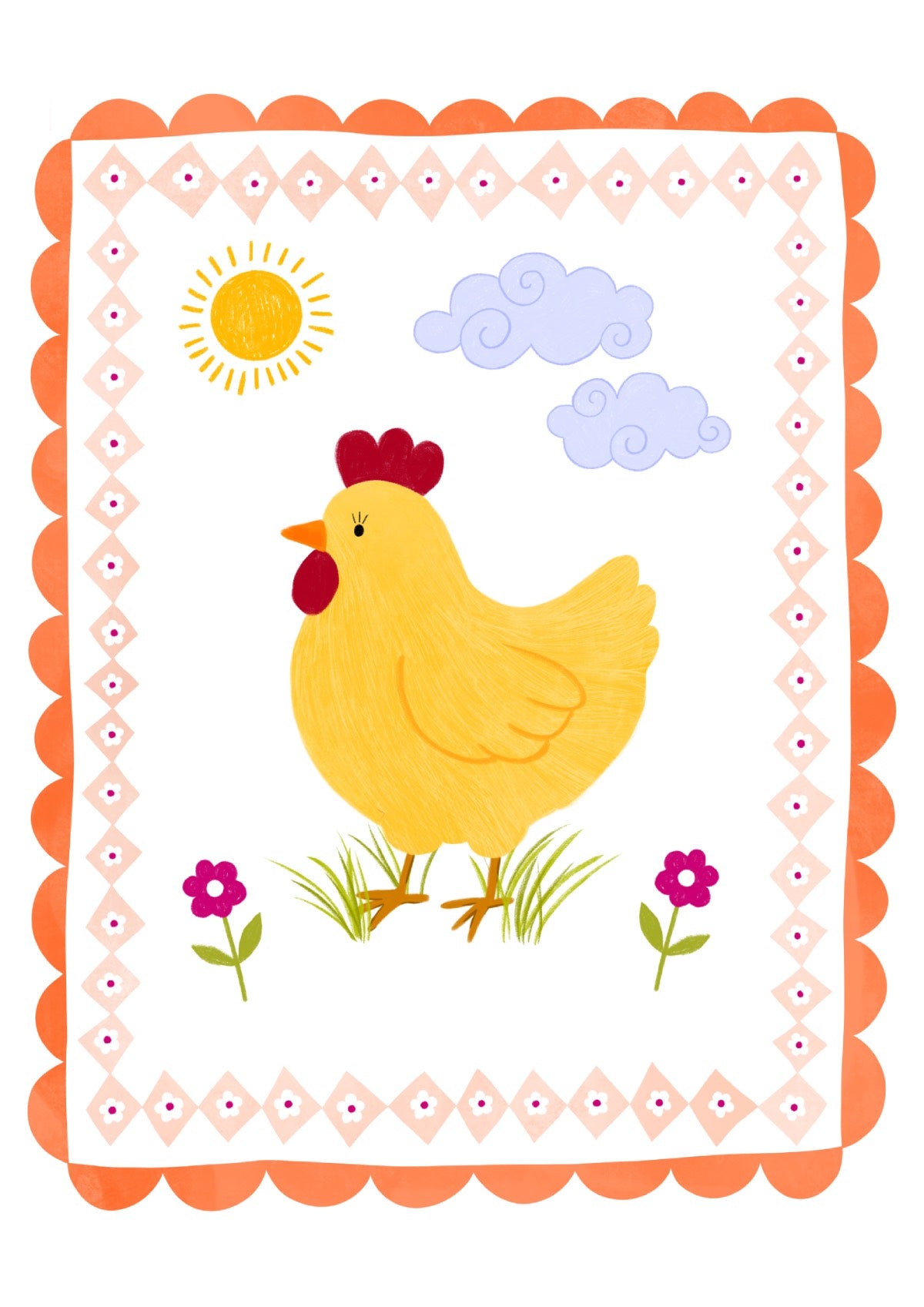 Kinderkamer print - Kippetje