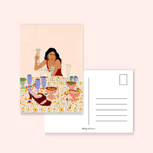 party - ansichtkaart