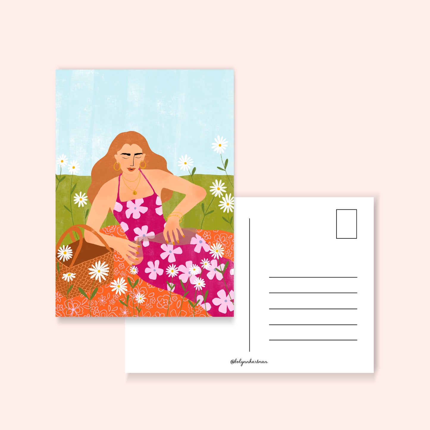 picknick - ansichtkaart